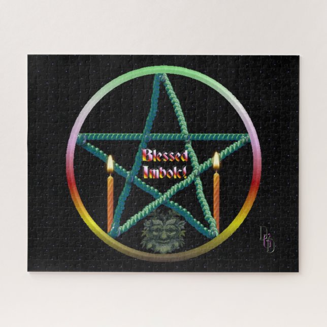 Puzzle Pentacle Imbolc (Horizontal)