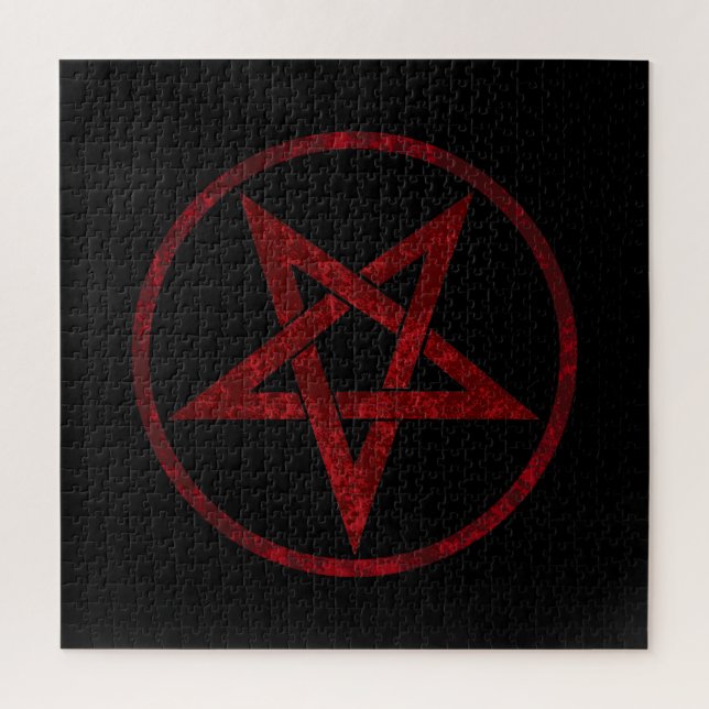 Puzzle Pentagram Red Devil (Vertical)