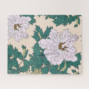 Puzzle Peonies blanches