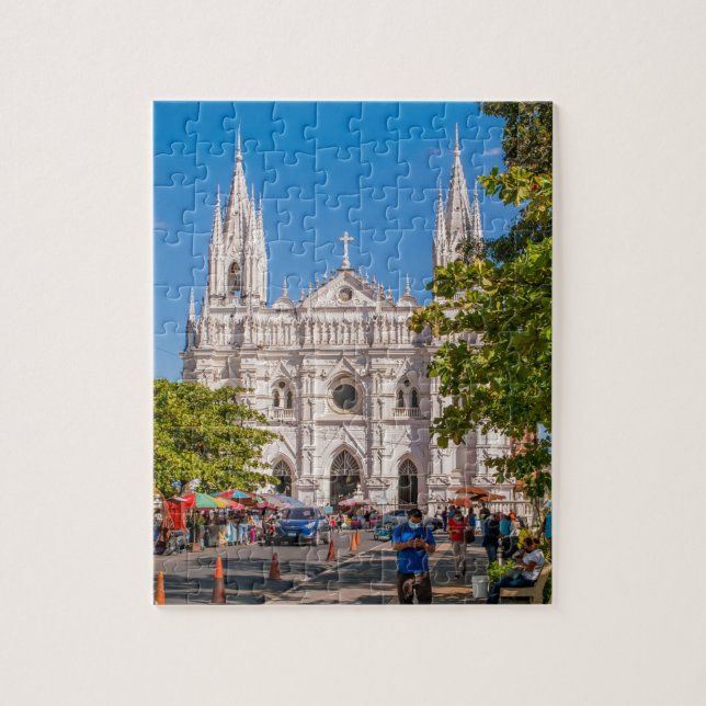 Puzzle Père Noël Ana, la cathédrale du Salvador (Vertical)