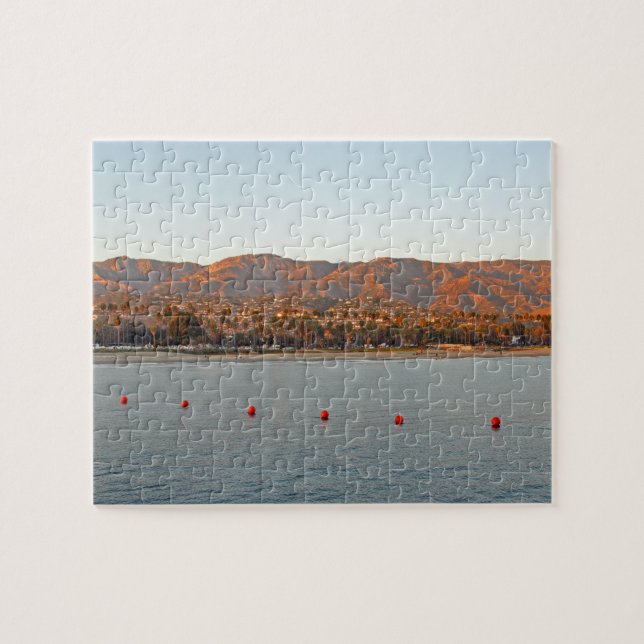 Puzzle Père Noël Barbara, Californie coucher de soleil mo (Horizontal)