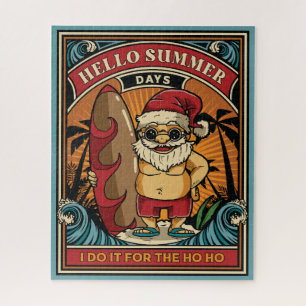 Puzzle Père Noël Bonjour Summer Days I Do It for the Ho H