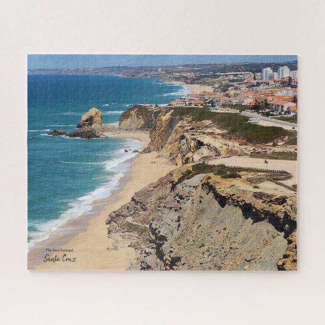 Puzzle Père Noël Cruz Beach Portugal (Horizontal)