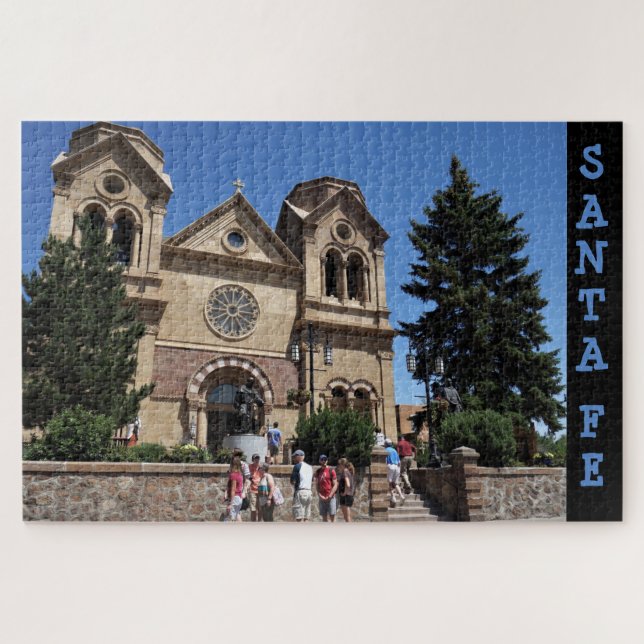Puzzle Père Noël Fe New Mexico St Francis Cathédrale Pitt (Horizontal)