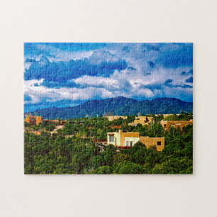 Puzzle Père Noël Fe Nouveau-Mexique.
