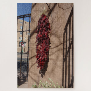Puzzle Père Noël Fe Nouveau Mexique Chili Ristra Jigsaw P