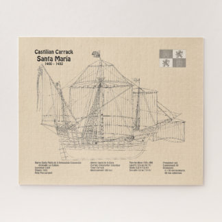 Puzzle Père Noël Maria - Plan directeur des navires SD