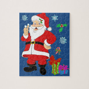 Puzzle Père Noël souriant