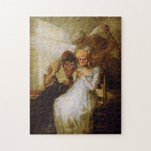 Puzzle Période de dames âgées Francisco José de Goya