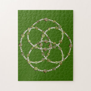 Puzzle - Perles et pierres intersectées