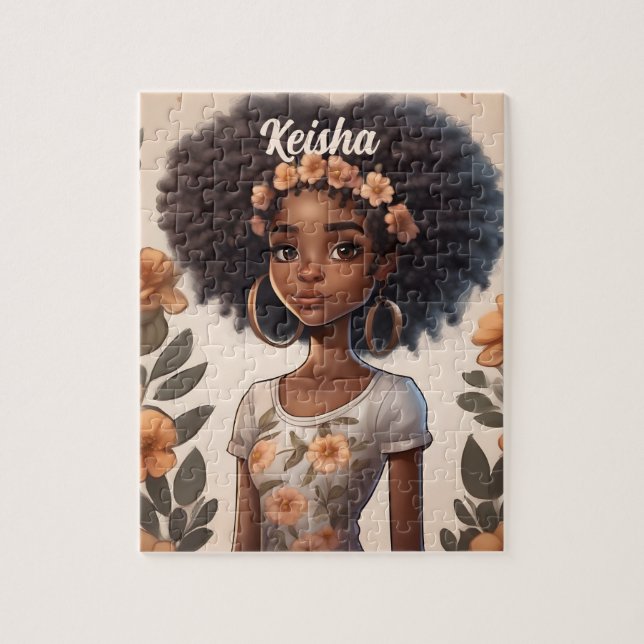 Puzzle personalisiert American Girl Jigsaw (Vertikal)