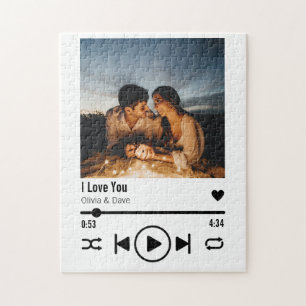 Puzzle Personalized Valentine Photo Song Playlist