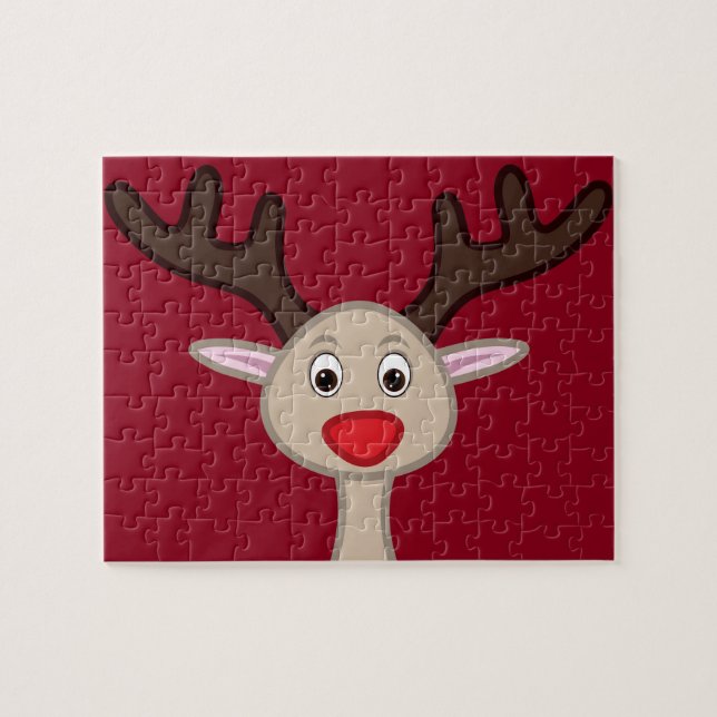 Puzzle Personnage de dessin animé Reindeer (Horizontal)