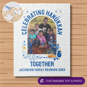 Puzzle Personnalisable HANOUKKA FAMILLE REUNION Souvenir