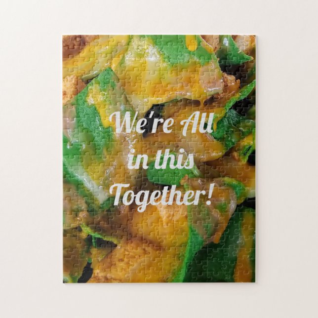 Puzzle Personnalisable "Nous sommes tous dans ce monde !" (Vertical)
