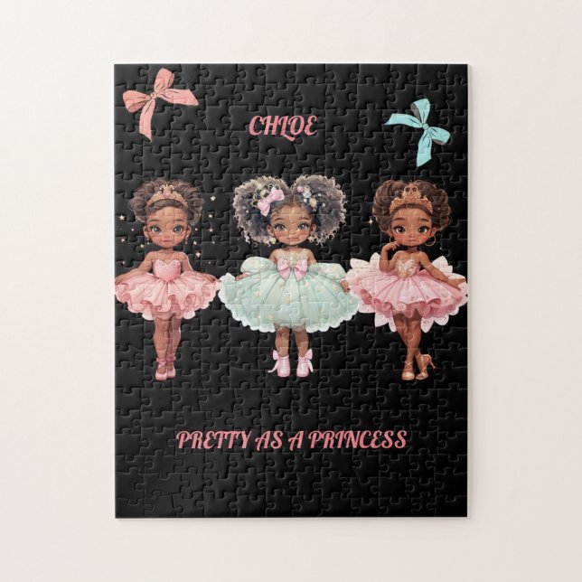 PUZZLE PERSONNALISÉ "ASSEZ EN TANT QUE PRINCESSE" (Vertical)