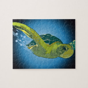 PUZZLE PERSONNALISÉ AVEC CADEAU - TORTUE MARINE