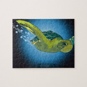 PUZZLE PERSONNALISÉ AVEC CADEAU - TORTUE MARINE