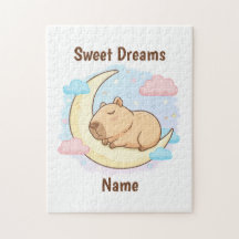 Puzzle personnalisé Capybara Douces Rêves