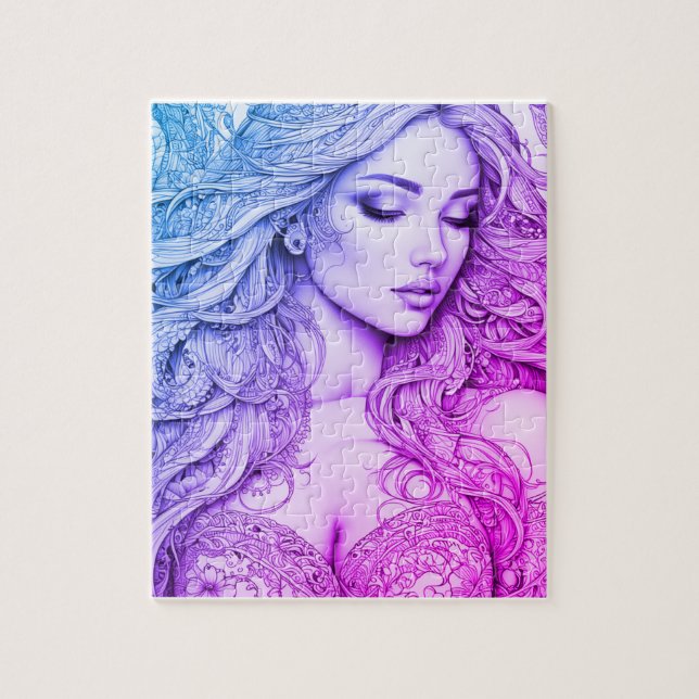 Puzzle personnalisé de 8 po x 10 po : 110 pièces a (Vertical)