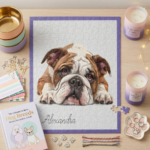 Puzzle personnalisé de Bouledogue Anglais