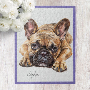 Puzzle personnalisé de Bouledogue français