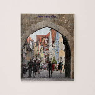 Puzzle personnalisé de Rothenburg, Allemagne