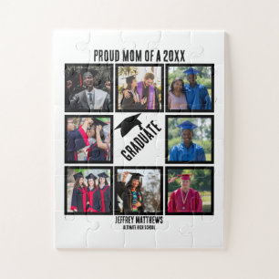 Puzzle Personnalisé Fier Maman de l'année Graduation Phot
