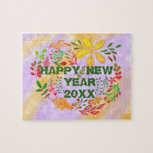 PUZZLE PERSONNALISÉ HEUREUX NOUVEL AN 20XX