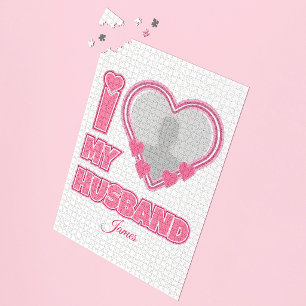 Puzzle Personnalisé J'aime mon mari – Ajouter une photo e