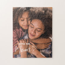 Personnalisé Love You Mom Photo