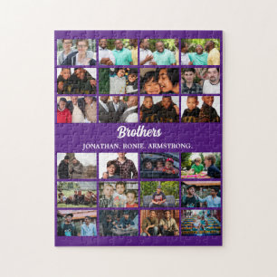 Puzzle Personnalisé Meilleurs Amis Forever Brothers Photo
