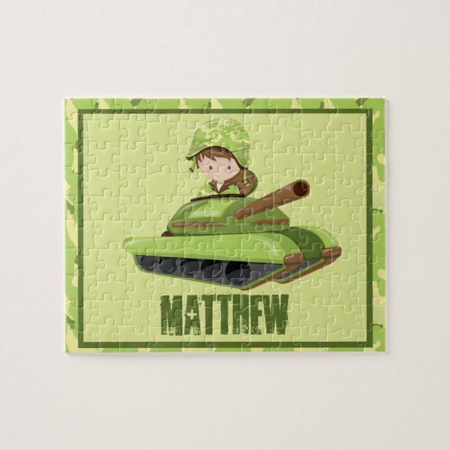 Puzzle personnalisé par type d'armée (Horizontal)