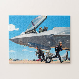 Puzzle Personnaliser le nom des enfants avant le vol F-35