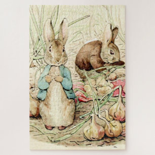 Puzzle Peter and Benjamin Gather Onions by Beatrix Potter