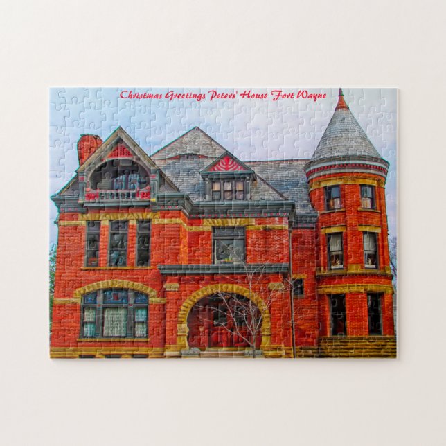 Puzzle Peters House Fort Wayne - voeux de Noël (Horizontal)