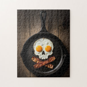 Puzzle Petit déjeuner de crâne – Art d'humour alimentaire