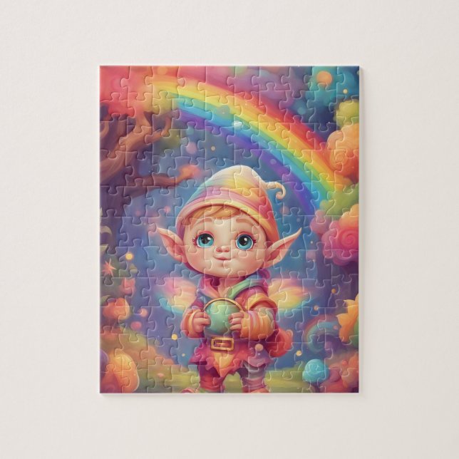 Puzzle Petit elfe mignon (Vertical)