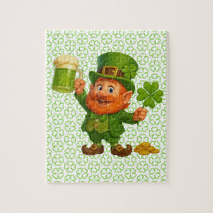 Puzzle Petit lutin mignon et fantaisiste pour la Saint-Pa