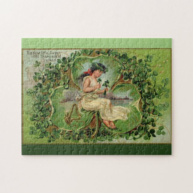 Puzzle Petit Shamrock doux (Horizontal)