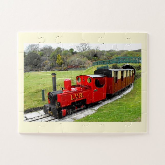Puzzle Petit train rouge (Horizontal)