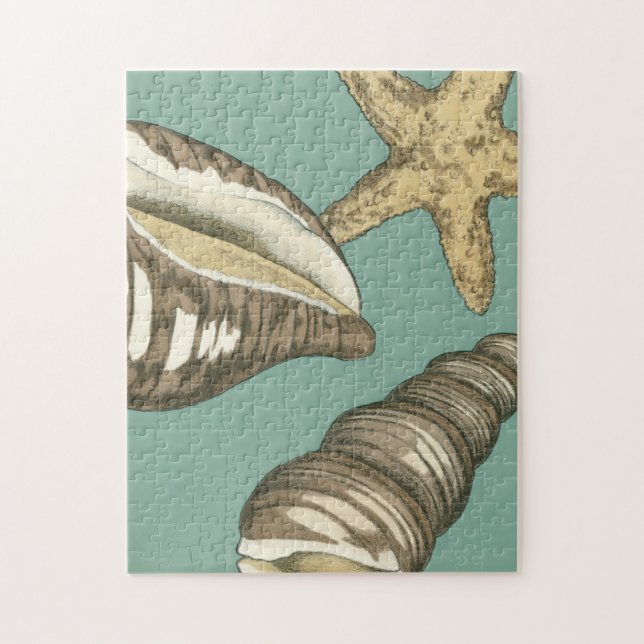 Puzzle Petit trio Shell Turquoise (Vertical)