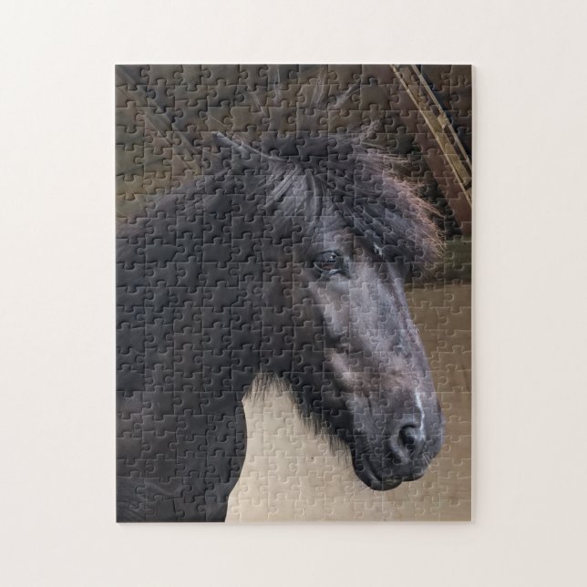 Puzzle Petit Viking Cheval Noble Tête Jigsaw (Vertical)