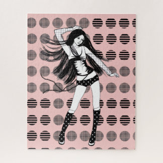 Puzzle petite amie danseuse rose