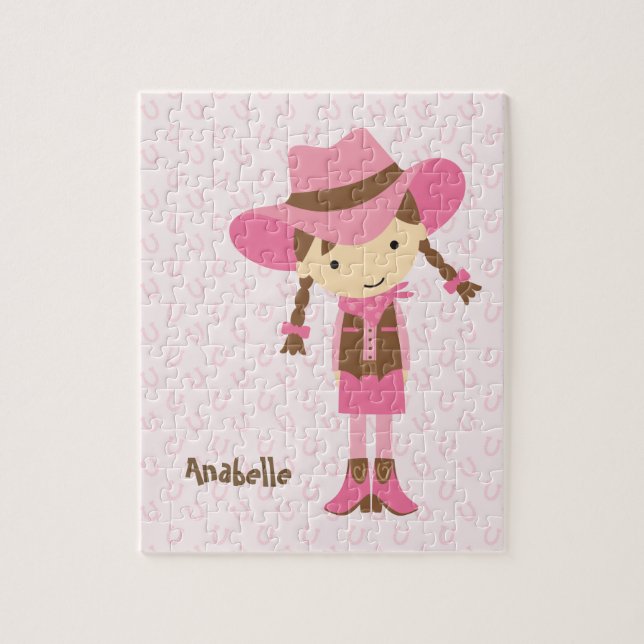 Puzzle Petite cowgirl rose (Vertical)