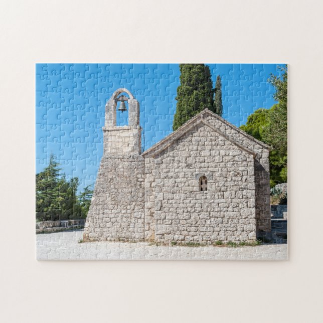 Puzzle Petite église sur la colline de Marjan près de Spl (Horizontal)
