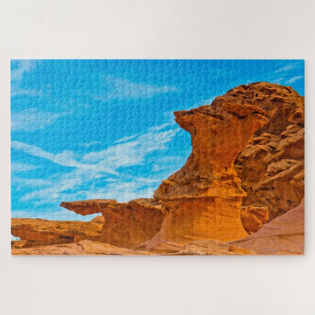 Puzzle Petite Finlande Red Rock Sculptures (Horizontal)