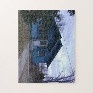 Puzzle petite maison bleue