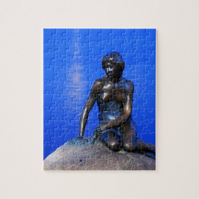 Puzzle Petite statue de sirène, Copenhague, Danemark (Vertical)