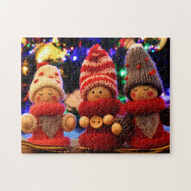 Puzzle Petits Elfes de Noël  (Horizontal)